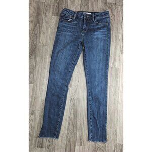 Sam Edelman Womens Size 27 The Kitten Mid Rise Skinny Ankle Denim Blue Jeans